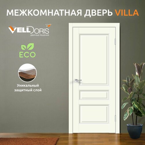 Дверной комплект VellDoris VILLA 3P, молочный эмалит, 700x2000, LR, без врезки замка и петель