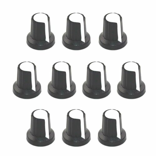 Ручка для потенциометра 15x17мм 10 штук Белый 250₽