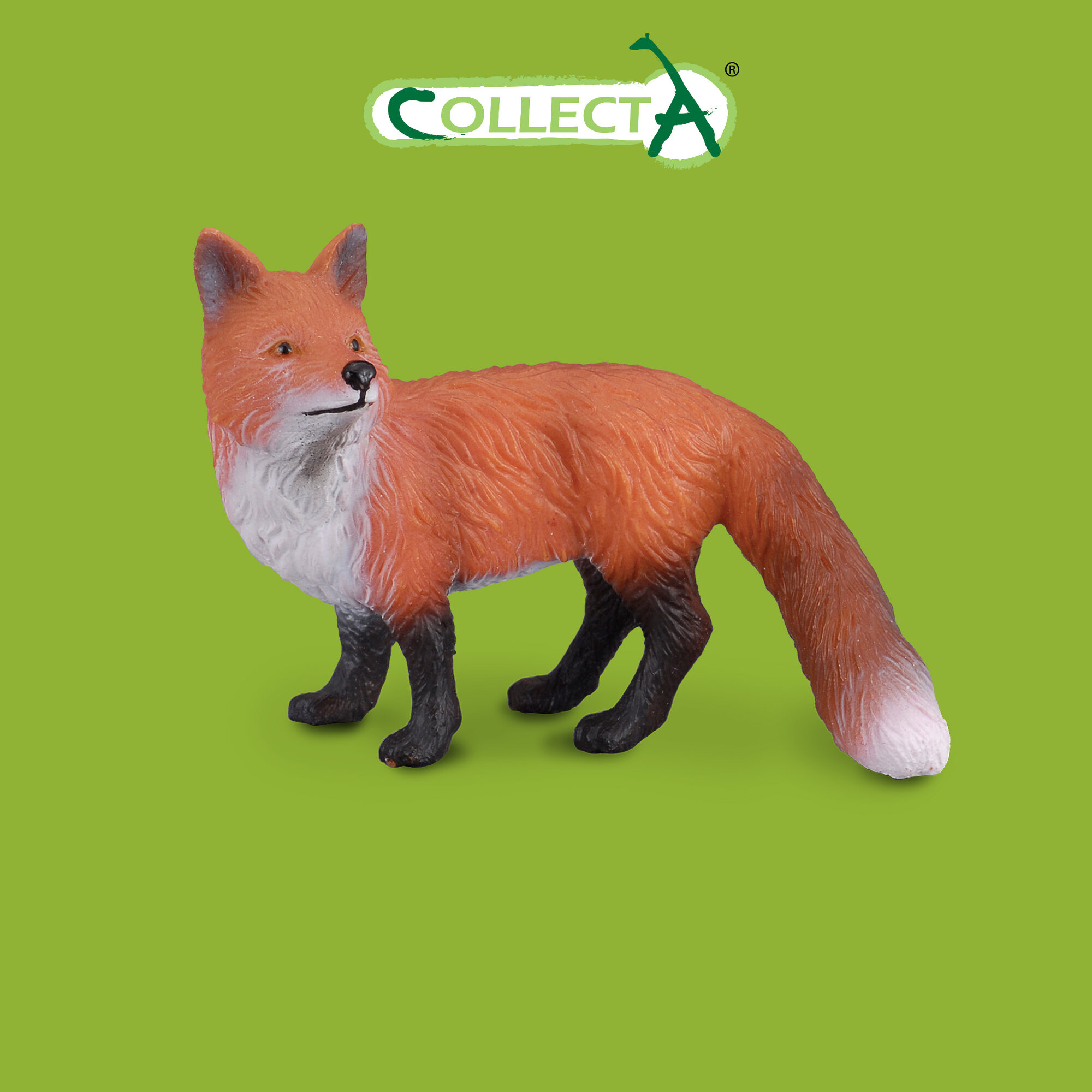Фигурка Collecta, Рыжая лисица (S) 7 см - фото №1