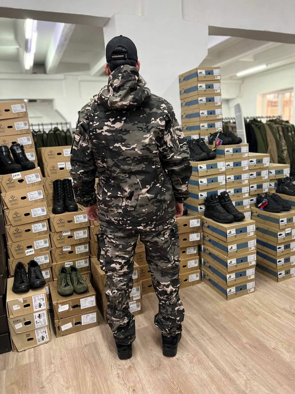 Костюм горка 6 флис лайт серый мультикам — фото 1