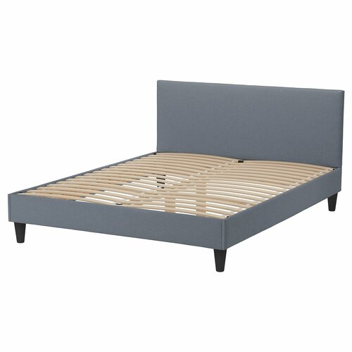 SABOVIK Кровать IKEA с реечным дномВисле серый 140x200 см 90489449 24649₽