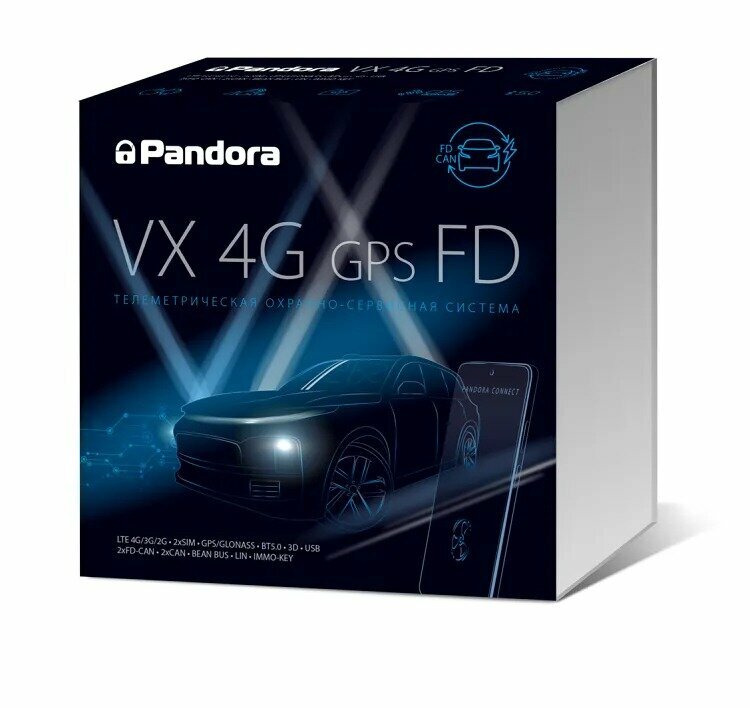 Автосигнализация Pandora VX-4G GPS FD Light