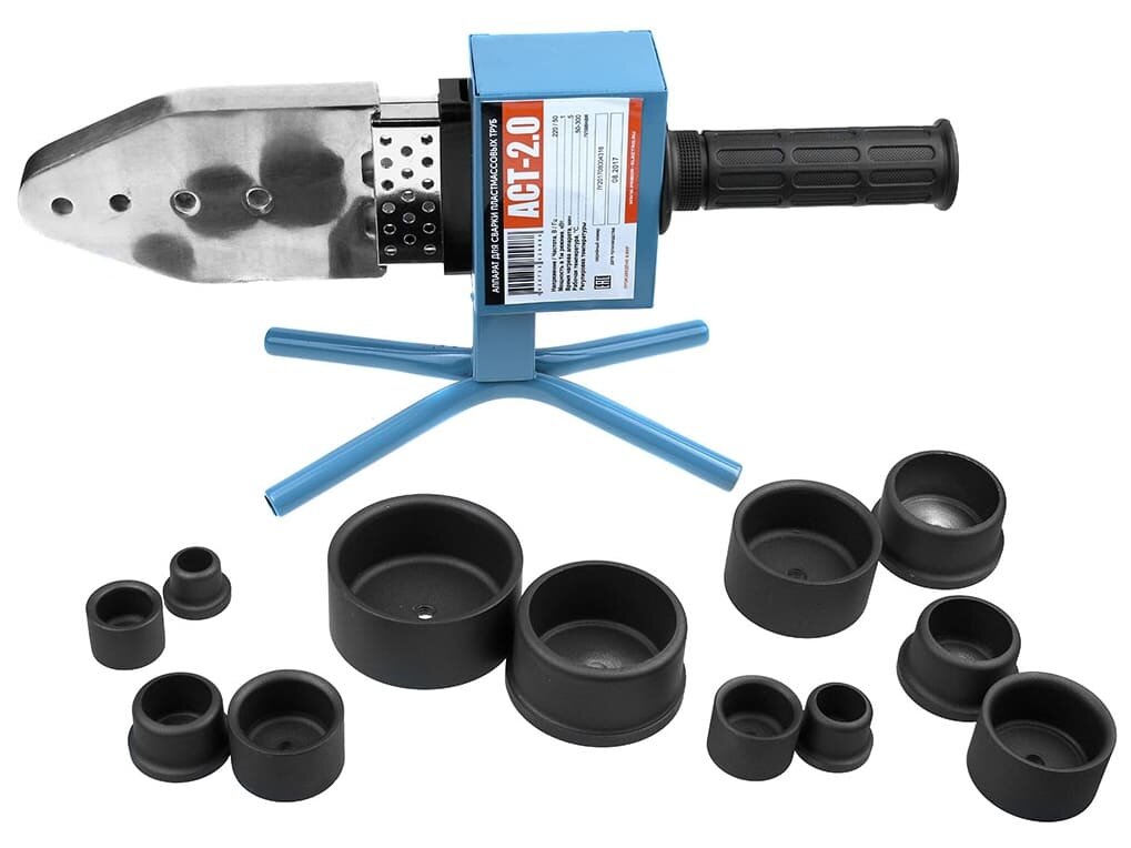 Аппарат для сварки пластиковых труб Электроприбор АСТ-2,0 (1 кВт, 20-63 мм)