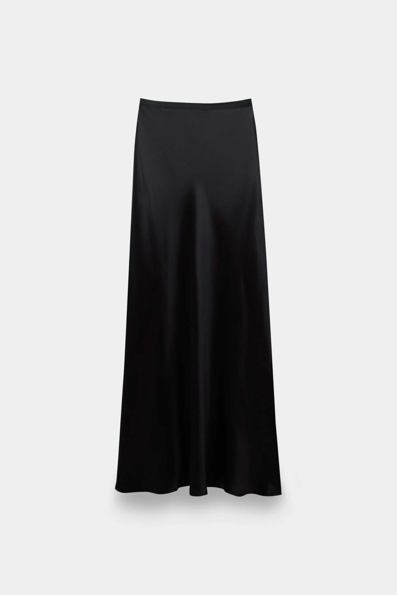 Юбка Gold Hawk silk bias long skirt, размер 40, черный