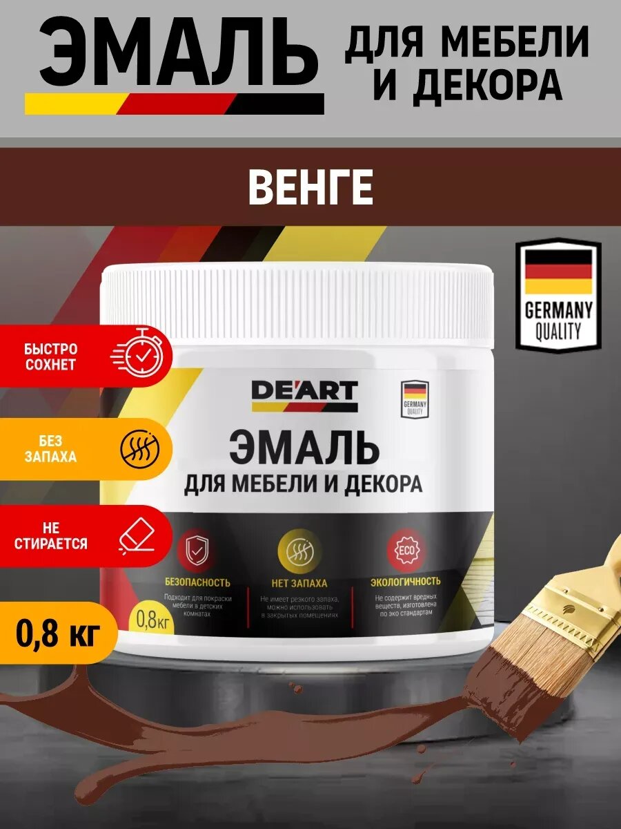 Эмаль для мебели и декора  венге
