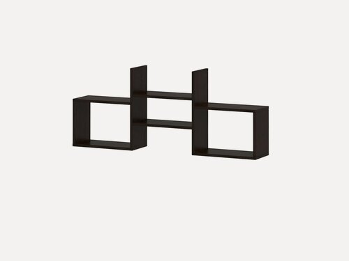 Изображение товара Полка книжная настенная навесная П-4 Венге (ШхГхВ) 1200х200х500
