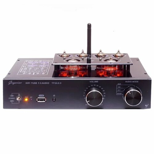 Nobsound Классический 6922 ламповый предусилитель Bluetooth, AC 100V-240V