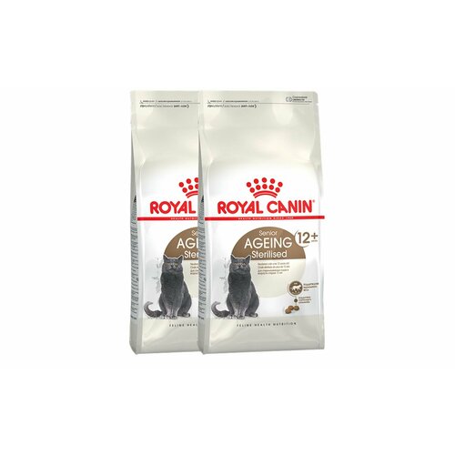 Royal Canin Ageing Sterilised 12+ сухой корм для пожилых стерилизованных кошек старше 12 лет с птицей - 400 г х 2 шт.