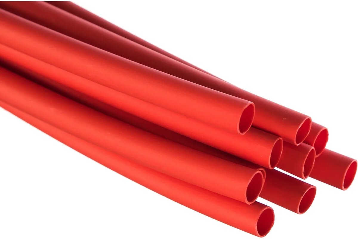 Трубка термоусадочная клеевая ТТК-(3:1)-6/2 красн. 1м КВТ 67233