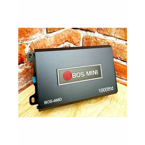 Усилитель Bos-Mini для андроид магнитол мощность 1000Вт черный 3000₽
