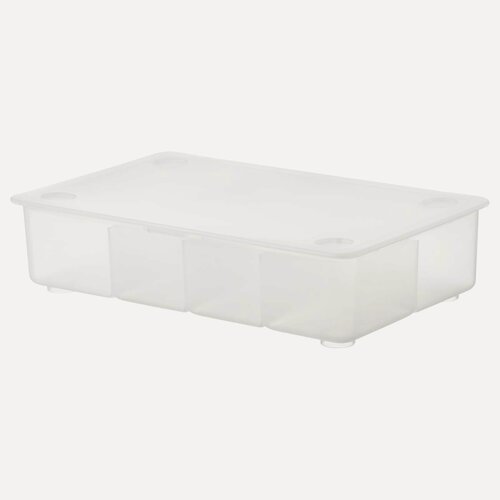 Изображение товара (IKEA GLIS) икеа глис Контейнер с разделителями прозрачный, 34x21 см