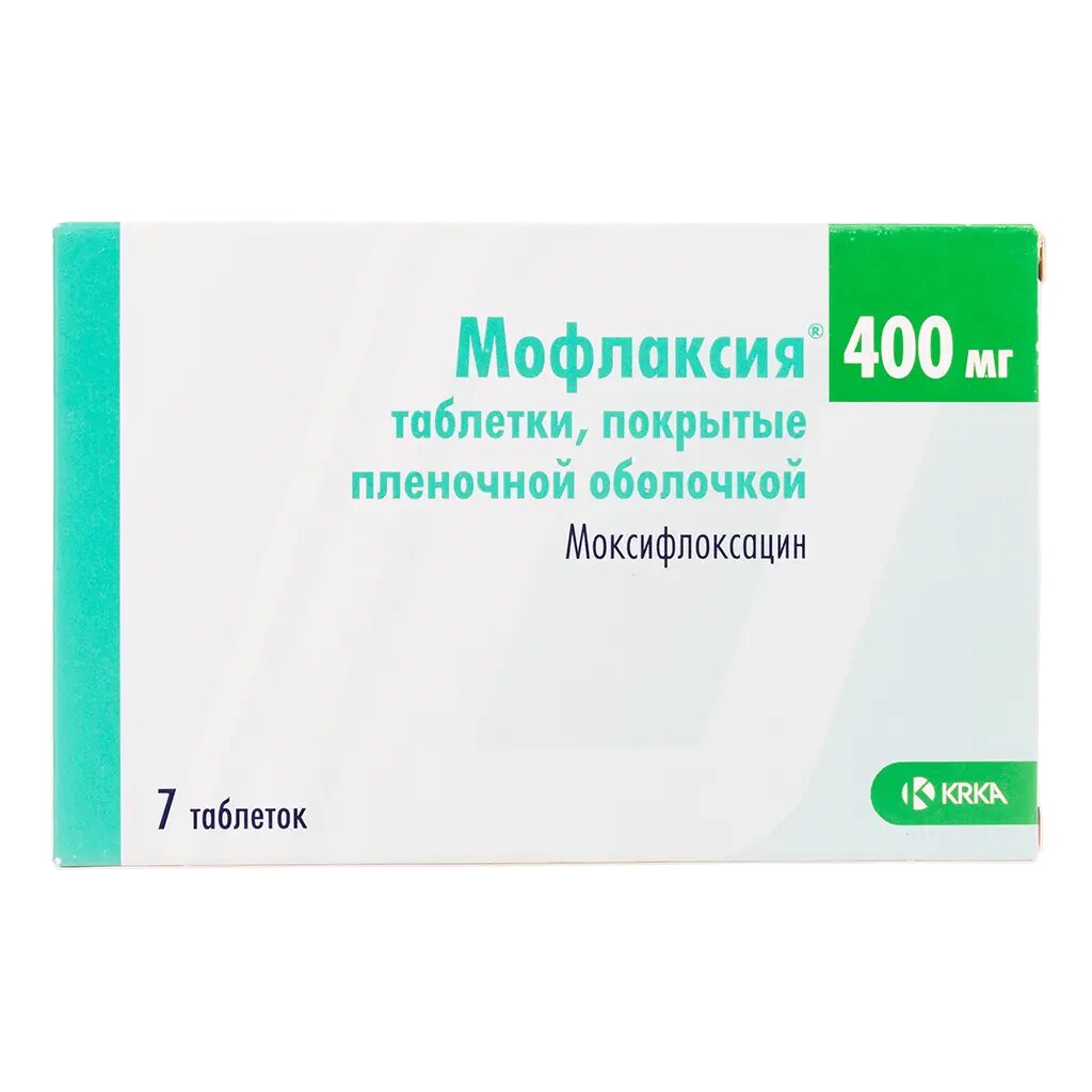 Мофлаксия таблетки покрыт плен об 400 мг 7 шт