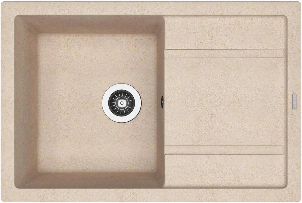 Кухонная мойка Florentina Липси 760 20.160. D0760.107 76x51 см песочный