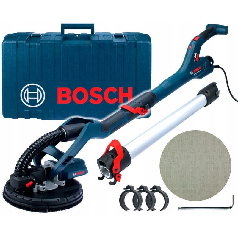 Шлифмашина BOSCH GTR 550 06017D4020, для стен и потолков, регулировка скорости вращения, кейс