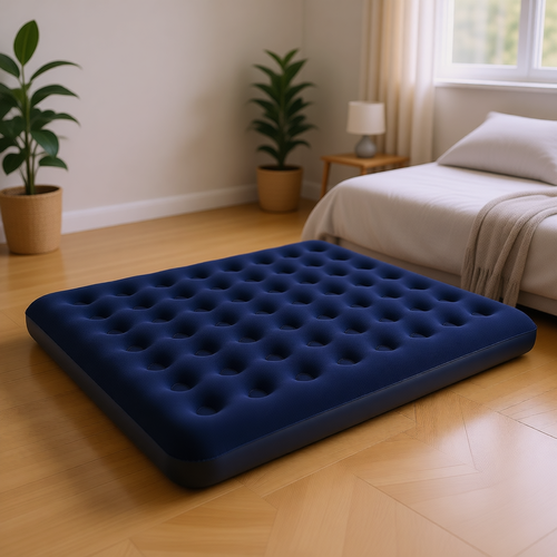 Изображение товара Надувной Матрас Bestway 67004, двухместный, темно-синий, 203x183x22 см