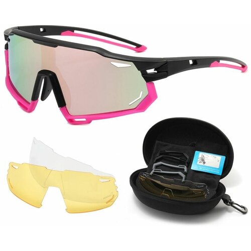 Солнцезащитные очки , овальные, оправа: пластик, спортивные, поляризационные