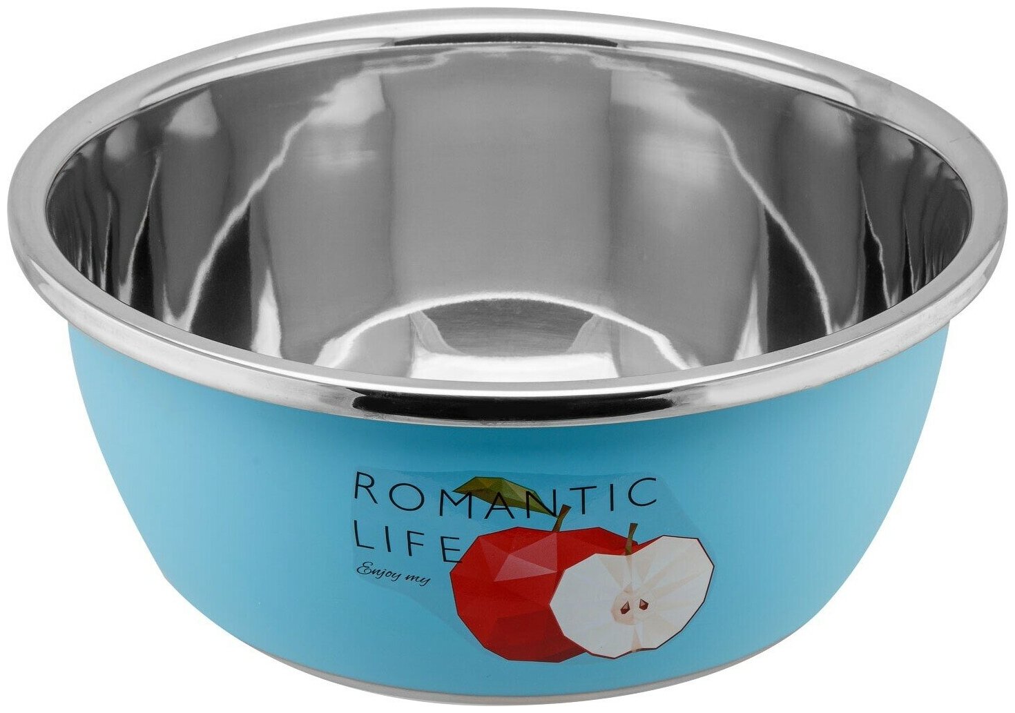 фото Миска из нержавеющей стали 30 см PERFECTO LINEA Romantic life Яблоко (24-013039)
