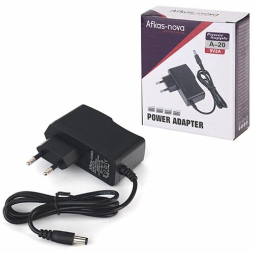 Сетевой блок питания Afkas-nova А-20 (9V,2A) разъем 5.5 x 2.5 мм