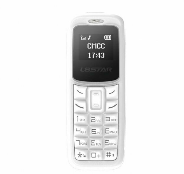 Самый маленький кнопочный телефон L8Star BM30 Белый