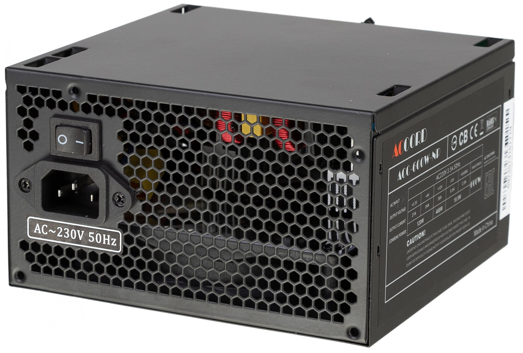 Блок питания Accord ATX 650W ACC-650W-NP