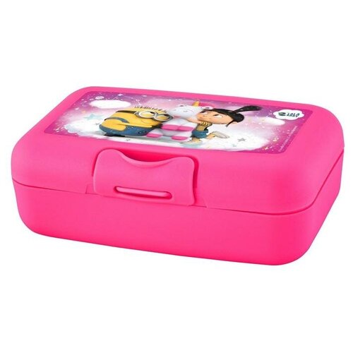 Lalababy Ланч-бокс «Миньоны», клубничный, 0,7 литра