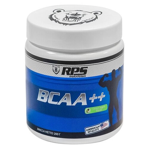 RPS BCAA+, 200 гр. (яблоко зеленое) аминокислоты olimp sport nutrition bcaa экстрим 4000 апельсин 60 мл