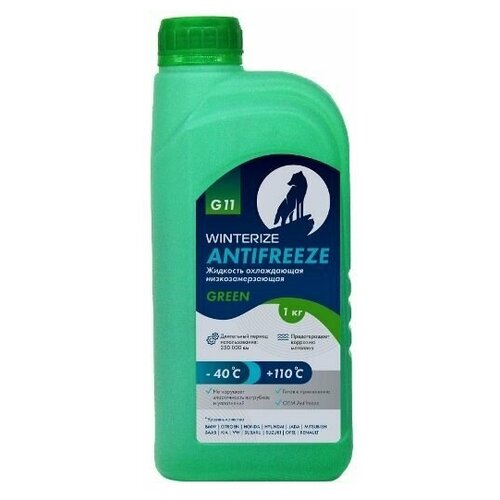 Охлаждающая Жидкость Winterize Тосол Синий -40 1кг WINTERIZE арт. WTBL-1