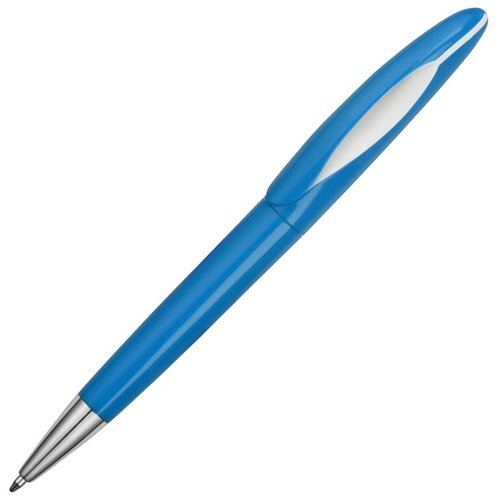 Купить Ручка пластиковая шариковая Chink, голубой/белый, Yoogift