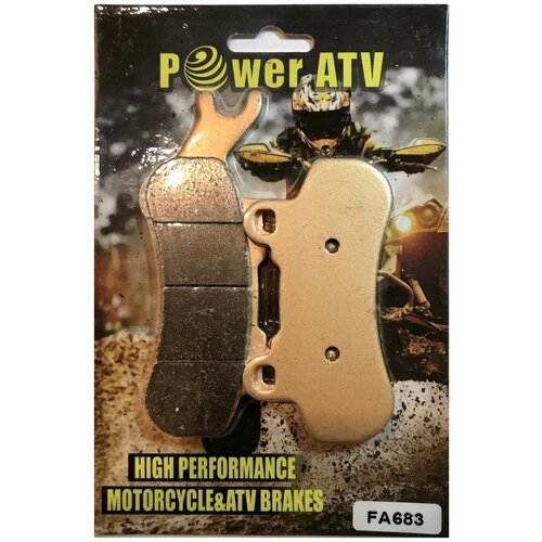 Колодки тормозные Can-am Maverick X3 (f/r, r/r) Передние правые/задние правые Poweratv FA683