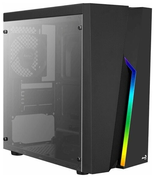 Корпус mATX без БП Aerocool ACCS-PV20013.11 Bolt Mini TG черный