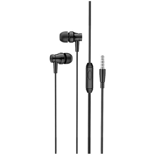 Наушники Borofone BM67 Talent вакуумные микрофон Jack 35 мм кабель 12 м чёрные 34400₽