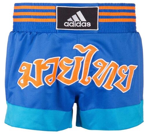 Шорты adidas Thai Boxing Short Micro Diamond, размер l, синий