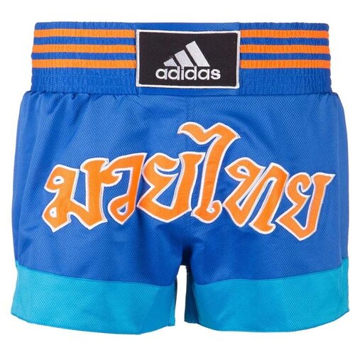 Шорты adidas Thai Boxing Short Micro Diamond, размер l, синий