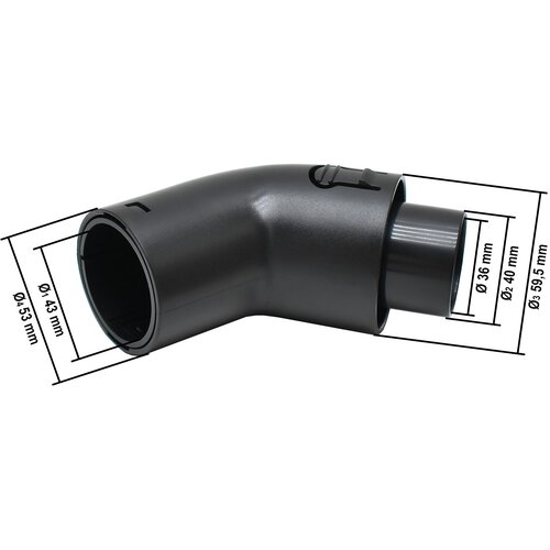 Фитинг шланга для пылесоса Philips 39мм 2 защелки 491₽