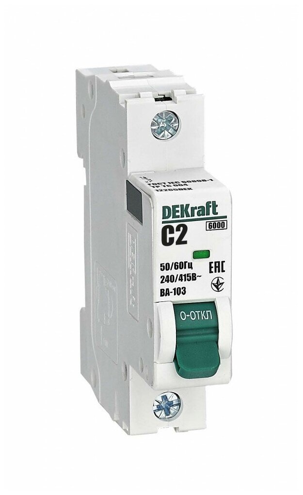    1 C 2 -103 DEKraft 12265DEK