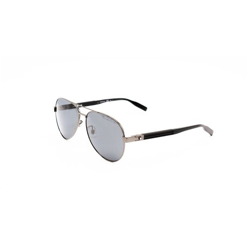 Солнцезащитные очки Montblanc, авиаторы, оправа: металл, для мужчин, коричневый