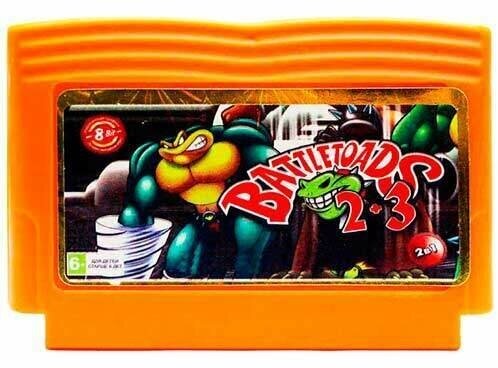 Battletoads 2,3 (8 bit) - фантастический сборник из 2-х суперхитов для 8 битных приставок