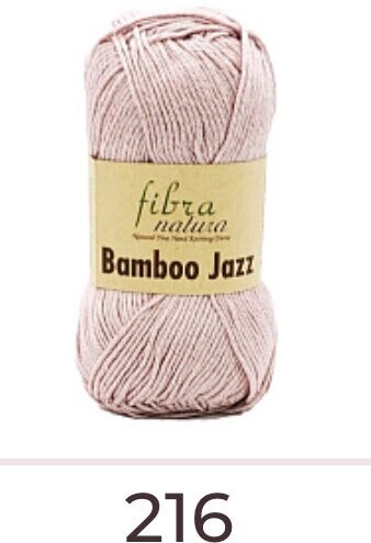 Пряжа для вязания Fibra natura Bamboo jazz 50% хлопок 50% бамбук; 50гр-120м (5 мотков)