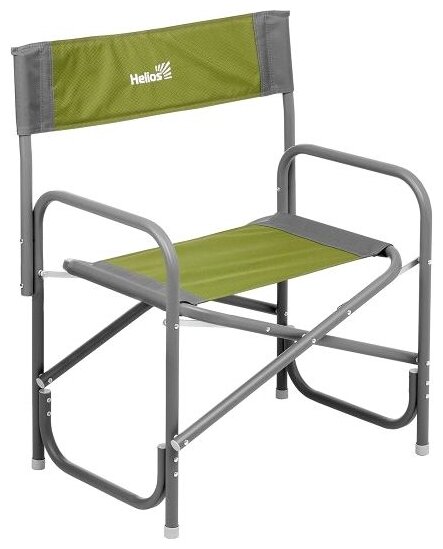 Кресло складное Helios MAXI серый/зеленый, до 120 кг Т-HS-DC-95200-M-GG