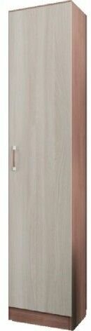 Шкаф-пенал с полками, шириной 40 см, высой 220 см, цвет ясень шимо - фотография № 2