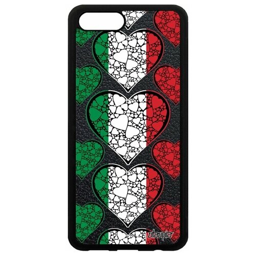 фото Чехол для мобильного honor v10 / view 10, "флаг венгрии с сердцем" страна любовь utaupia