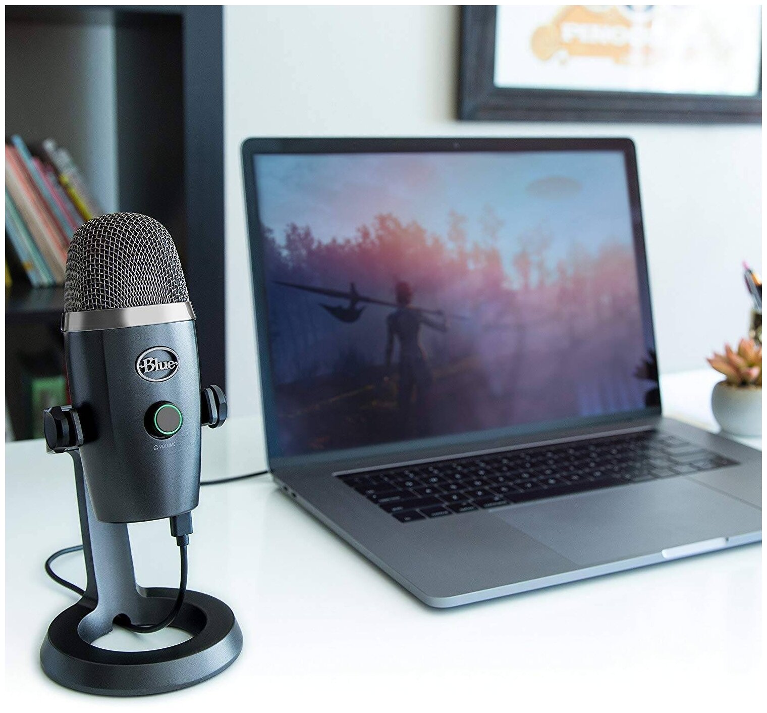 Микрофон BLUE Yeti Nano, серый [988-000205] - фото №6