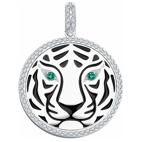Подвеска SOKOLOV Diamonds из белого золота с миксом камней 3030180-3