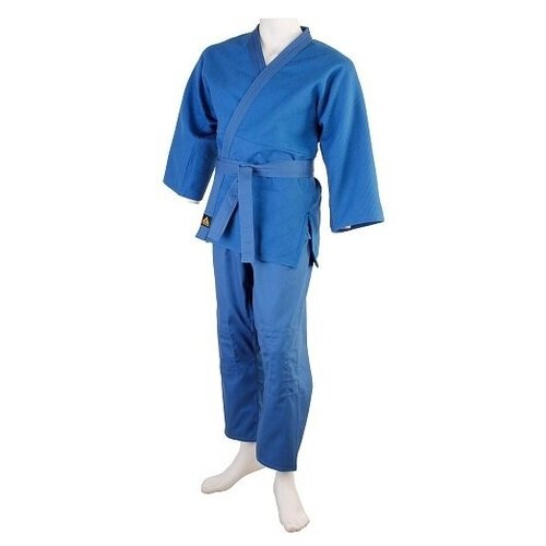 фото Кимоно плетеное дзюдо синее, хлопок, рост 165 нет бренда