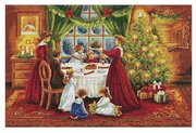Набор для вышивания крестиком Нитекс Рождество, 72,5*48 см (НС.0092)