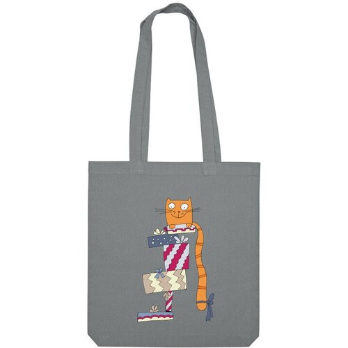 фото Сумка шоппер us basic, серый