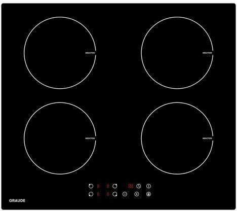 Встраиваемые индукционные панели Graude/ Индукционная, 590 х 62 х 520 мм, Сенсорное управление, 9 ступеней нагрева, Функция таймера, Индикация остаточного тепла, Автоматическое отключение, Защита от д - фотография № 4