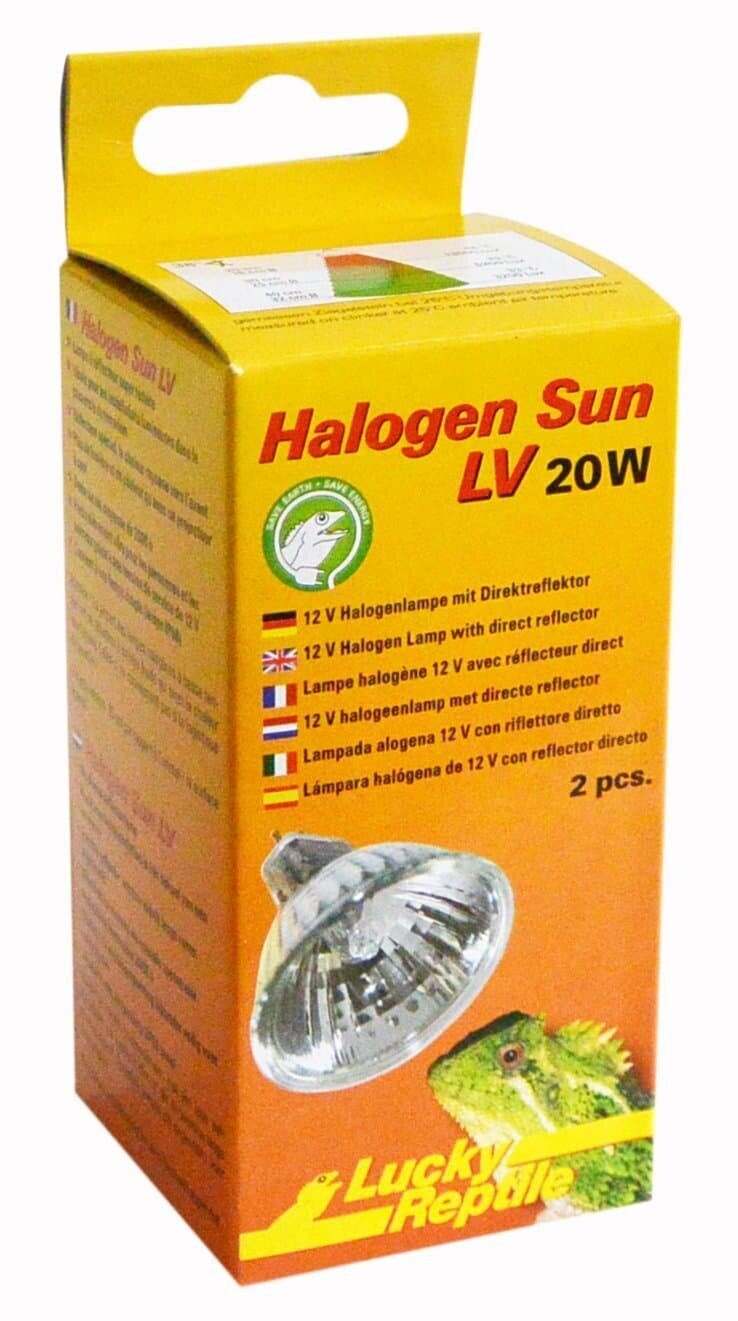 LUCKY REPTILE Лампа галогенная "Halogen Sun LV 20Вт, 2 шт" (Германия) - фото №7