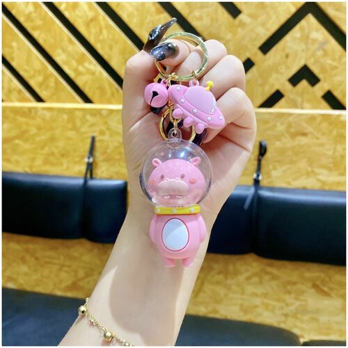 фото Брелок на ключи космический бегемот plush story