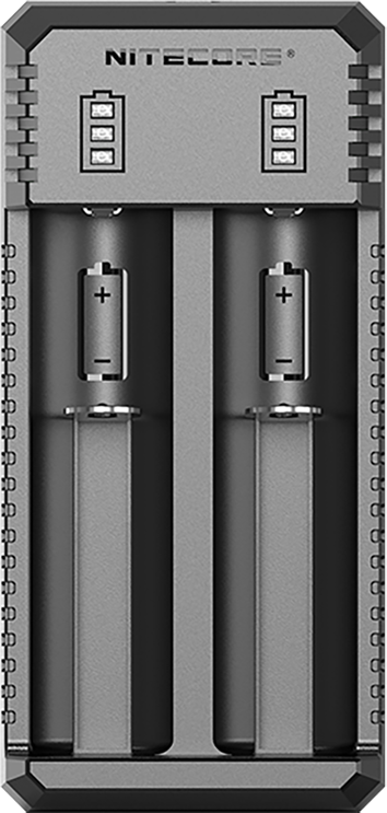 Зарядное устройство Nitecore UI2 Portable USB Li-ion Charger 2 слота, универсальное